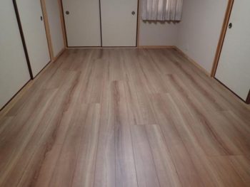 施工事例　「シロアリ駆除＋防蟻施工」含む床の完全リフォーム