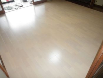 施工事例　フローリング貼り替えリフォーム工事
