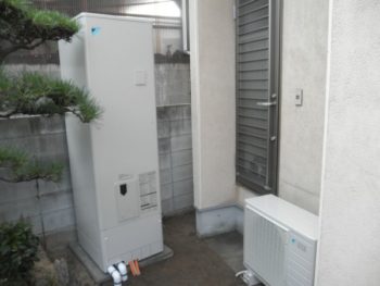 施工事例 エコキュート設置リフォーム工事