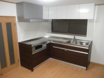 施工事例　システムキッチンリフォーム工事