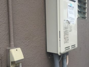 施工事例　ガス給湯器取替えリフォーム工事