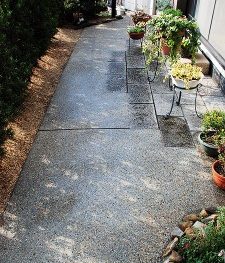 施工事例 【お庭のリフォーム】洗い出しの改修工事