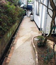 施工事例　【土色のコンクリート】ガンコマサの施工